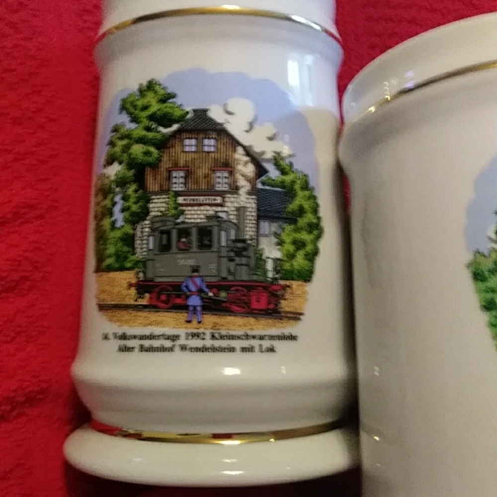 Vintage German porcelain stein - Picture 2 of 4